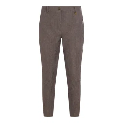 Burberry Trousers Walnut Beige In Multi