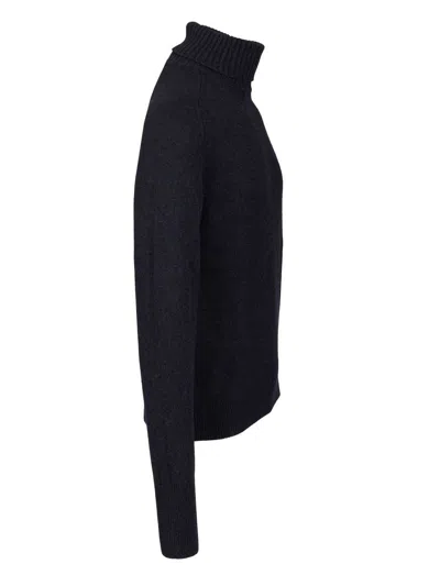 Fedeli Turtleneck Sweater Knitwear Blue In Blue