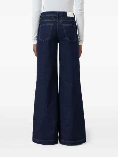 Closed Wide-leg Denim Jeans In Black