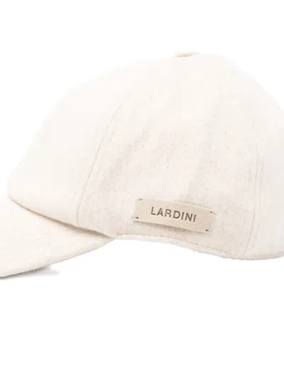 Lardini Baseball Cap Curved Brim In White