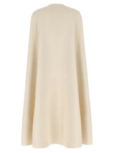 Federica Bonifaci Wrap Cape Capes White In Neutral