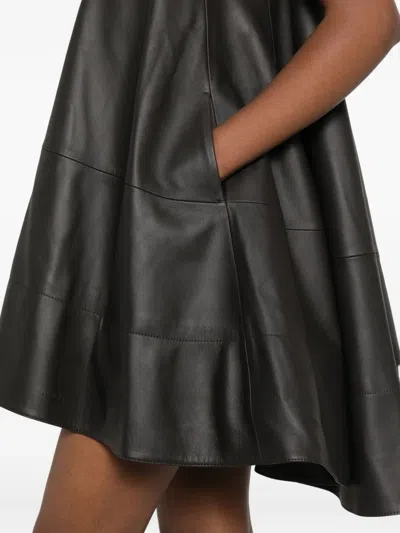 Jacquemus Triangle Cut Sleeveless Dress In Black