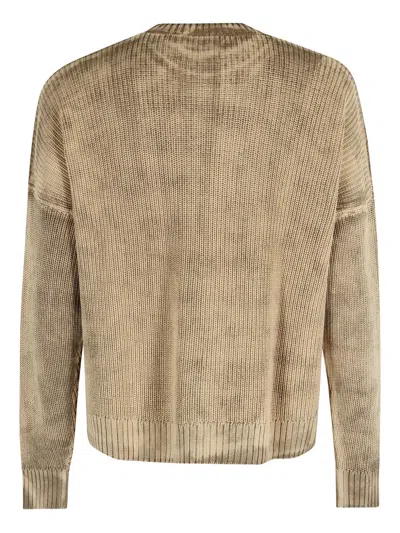 Reternity Long-sleeve Cotton Sweater In Brown