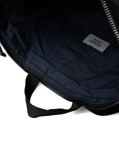 Joop Logo-detail Top-zip Backpack In Black