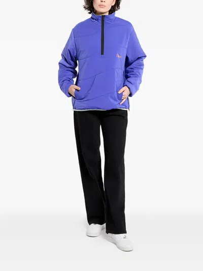 Dime Trail Half-zip Jacket In Blue