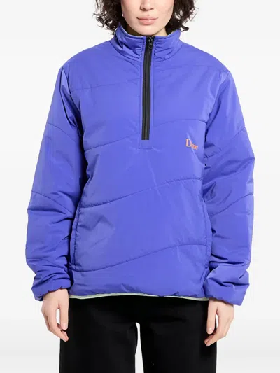 Dime Trail Half-zip Jacket In Blue