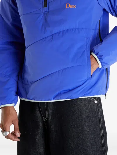 Dime Trail Half-zip Jacket In Blue