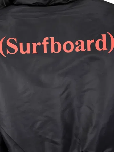Stockholm Surfboard Club Hooded Puffer Jacket In Black