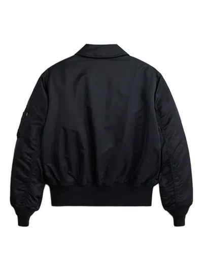 Alpha Industries Cwu 45/p Flight Jacket In Black