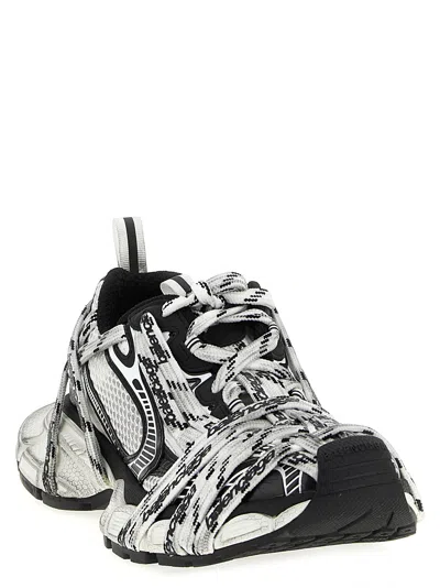 Balenciaga 3xl Extreme Laces Sneakers In Black