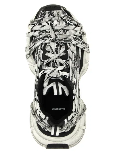 Balenciaga 3xl Extreme Laces Sneakers In Black