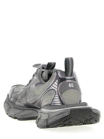 Balenciaga Men Grey Mesh And Polyurethane 3xl Sneakers In Gray