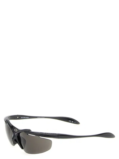 Balenciaga 'turbo D Frame' Sunglasses In Neutral