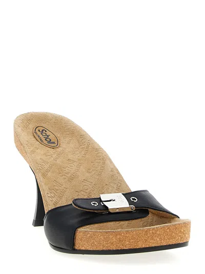 Balenciaga Scholl Collaboration Sandals Buckle Detail In Multi