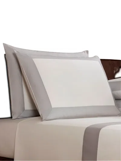 Frette Bold Border Duvet Set In Neutral