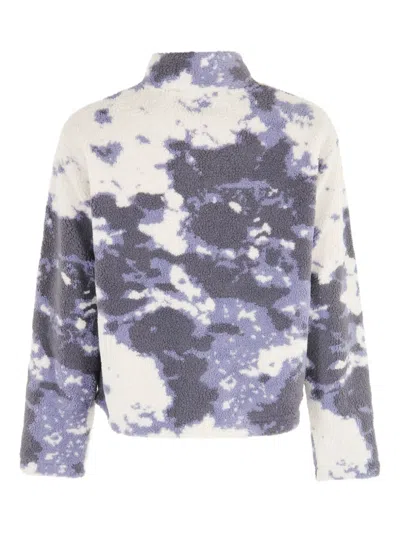 Reternity Half-zip Fleece Sweatshirt In Purple