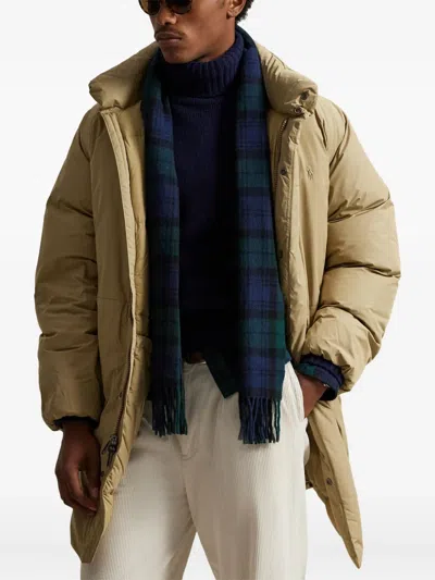 Polo Ralph Lauren Funnel-neck Coat In Nude