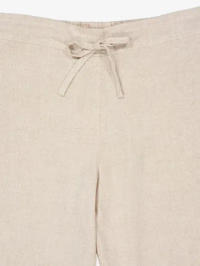 Spiritum Tulum Drawstring-fastening Bermuda Shorts In Neutral