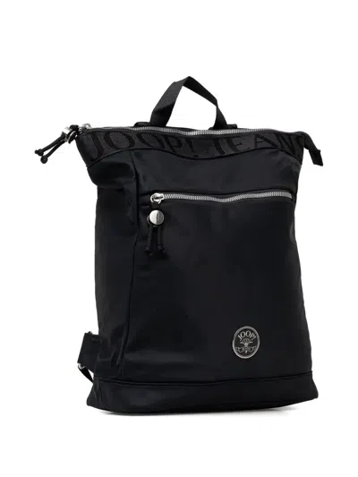 Joop Logo-detail Top-zip Backpack In Black