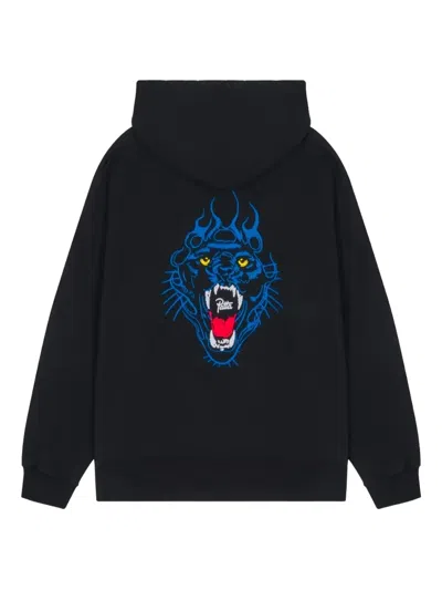 Patta Logo-print Hoodie In Black
