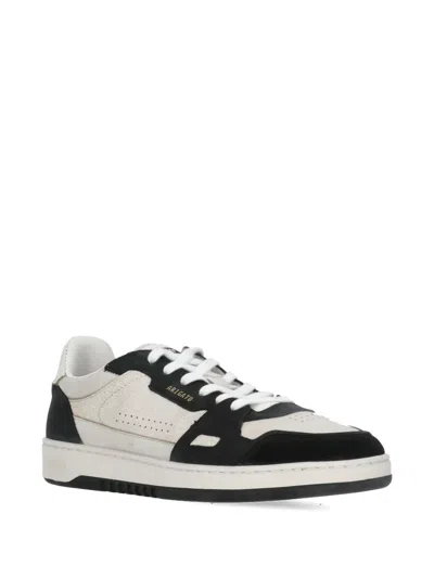 Axel Arigato Dice Lo Black And Beige Two-tone Sneakers In Calf Leather Man In Multi