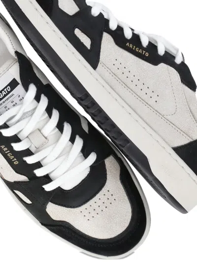 Axel Arigato Dice Lo Black And Beige Two-tone Sneakers In Calf Leather Man In Multi