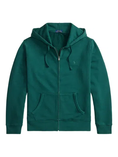 Polo Ralph Lauren Zip-up Hoodie In Green