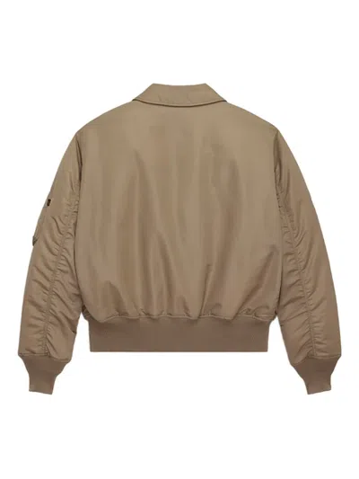 Alpha Industries Cwu 45/p Bomber Jacket In Neutral