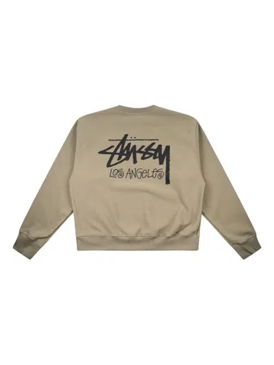 Stussy Crew-neck Sweatshirt In Neutral