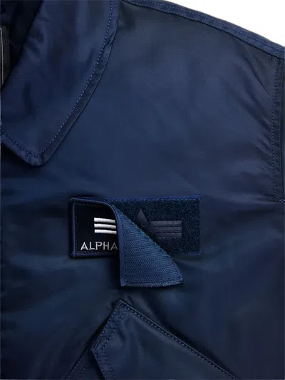 Alpha Industries Cwu 45/p Bomber Jacket In Blue