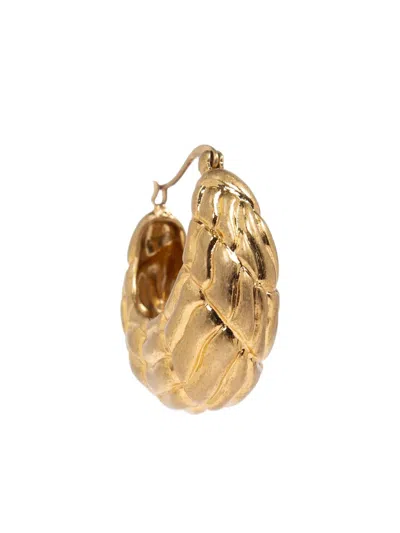 Cult Gaia Farina Hoop Earrings In Gold