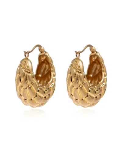 Cult Gaia Farina Hoop Earrings In Gold