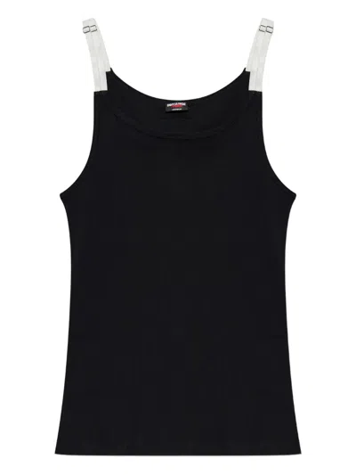 Dsquared2 X Magliano Double-strap Tank Top In Black