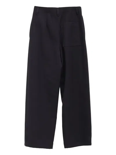 Loewe Pleat-detail Trousers In Black