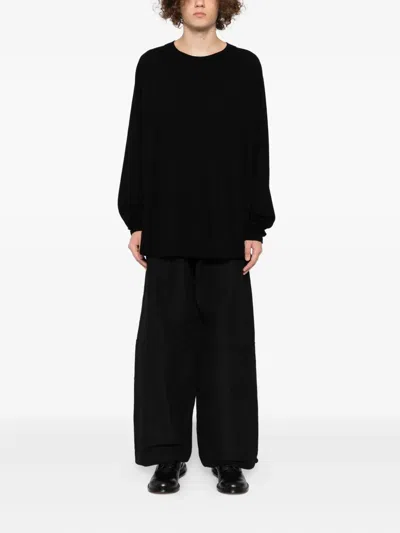 Jan-jan Van Essche Raglan-sleeve T-shirt In Black