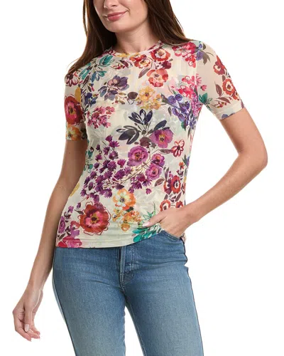 Johnny Was Mesh T-shirt In Multi