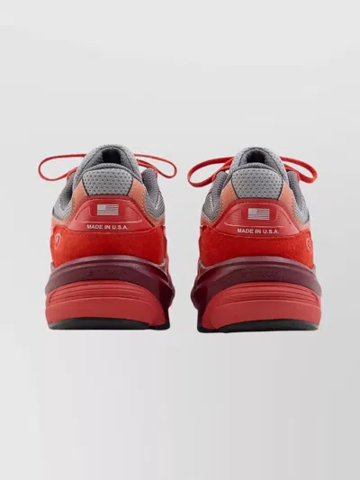 New Balance Modern Sneakers With Padded Collar And Mesh In Red