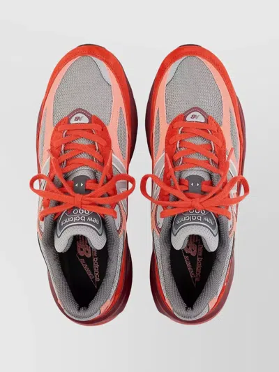 New Balance Modern Sneakers With Padded Collar And Mesh In Red