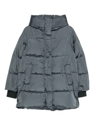 Lempelius Long-sleeved Cotton-padded Jacket In Gray