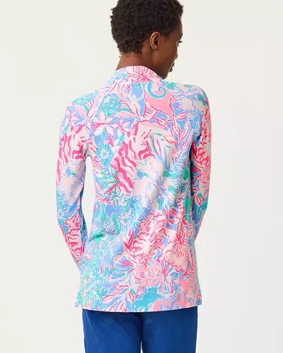 Lilly Pulitzer Upf 50+ Luxletic Cassi Popover In Blue