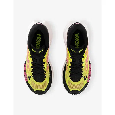 Hoka Womens Neon  Citrus Neo Mafate X Mesh Trainers Eur 40.5 / 7.5 Uk In Multi
