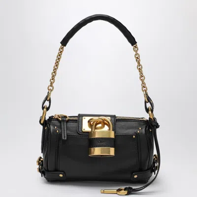 Chloé Black Leather Small Paddington Shoulder Bag