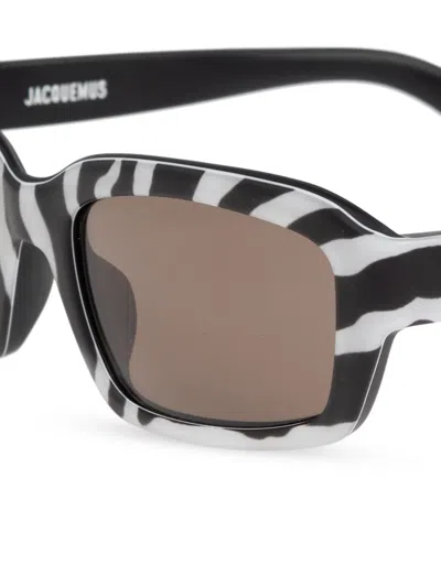 Jacquemus Marino Rectangular Sunglasses In Multi