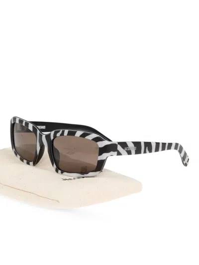 Jacquemus Marino Rectangular Sunglasses In Multi