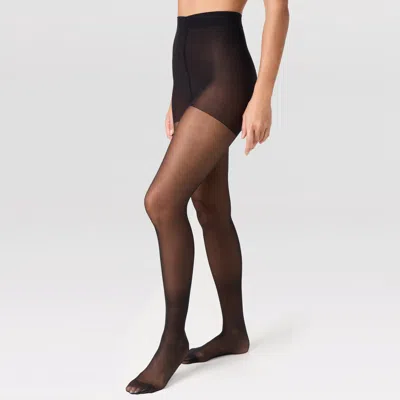 Stems Stretch Control Sheer Tights In Black
