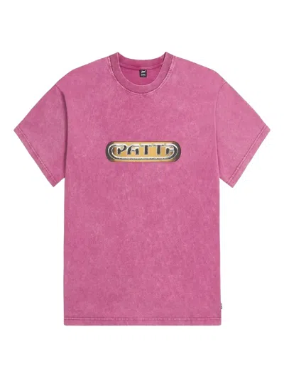 Patta Logo-print T-shirt In Pink