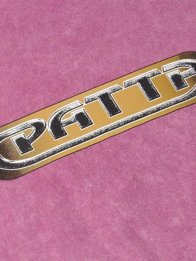 Patta Logo-print T-shirt In Pink