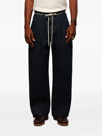 Aboutblank Felled-seam Wide-leg Jeans In Blue