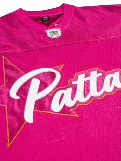 Patta V-neck T-shirt In Pink