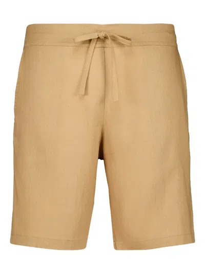 Spiritum Tulum Palmita Bermuda Shorts In Brown
